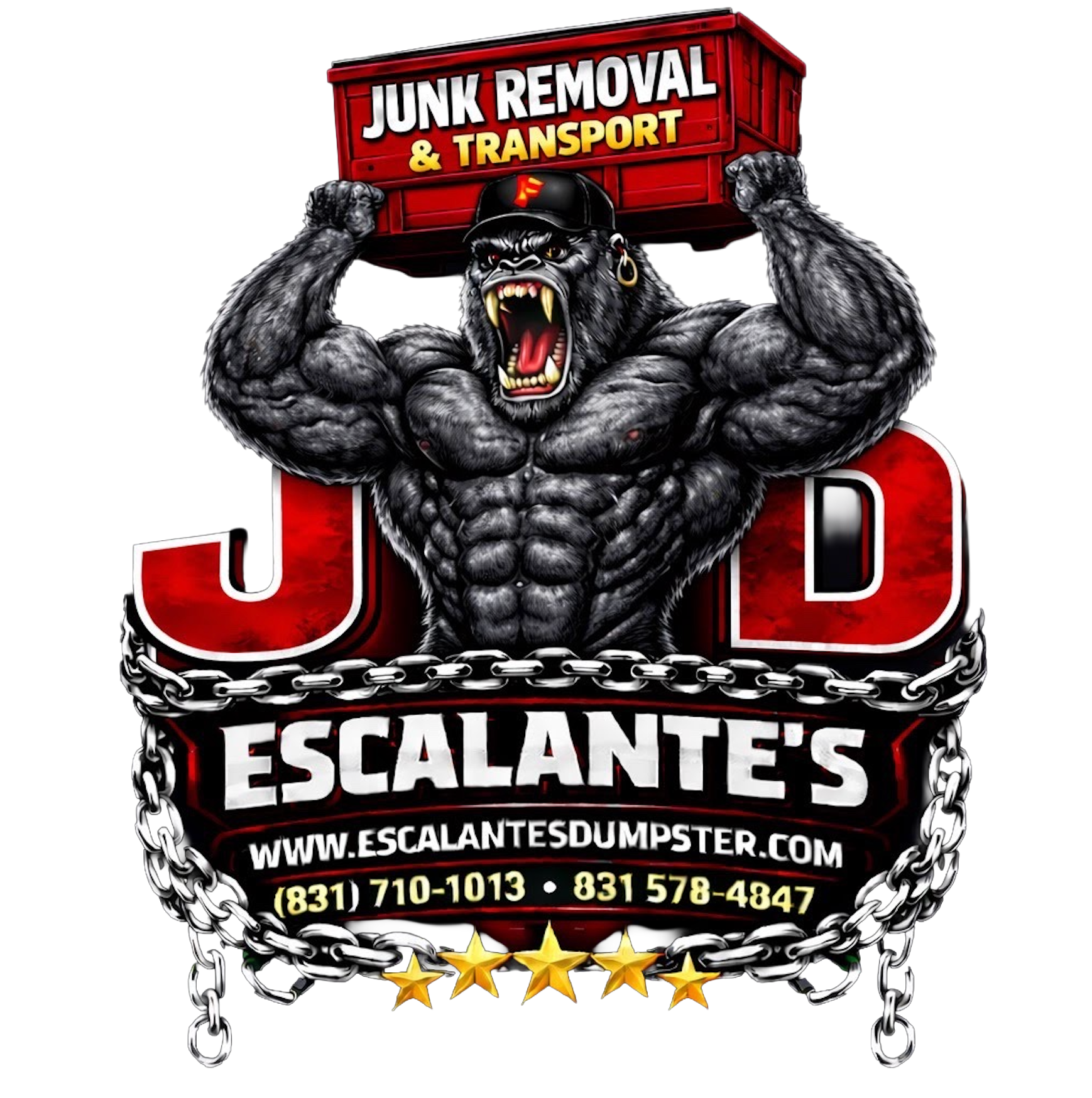 Escalante's Dumpster Logo