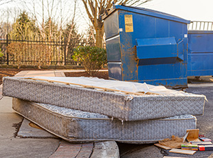 Mattress and box spring removal services